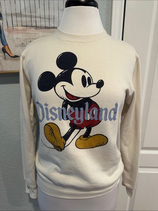 Other - Original Disney Sz XS Cream Mickey Mouse Crewneck Sweatshirt